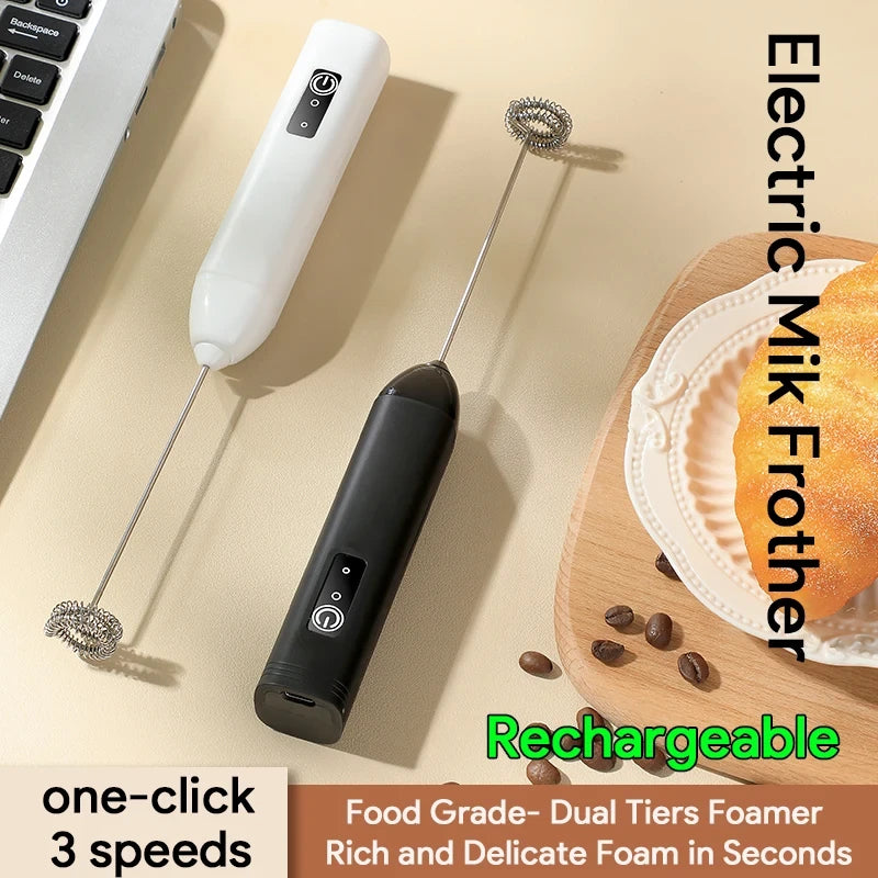 USB Rechargeable Electric Milk Frother