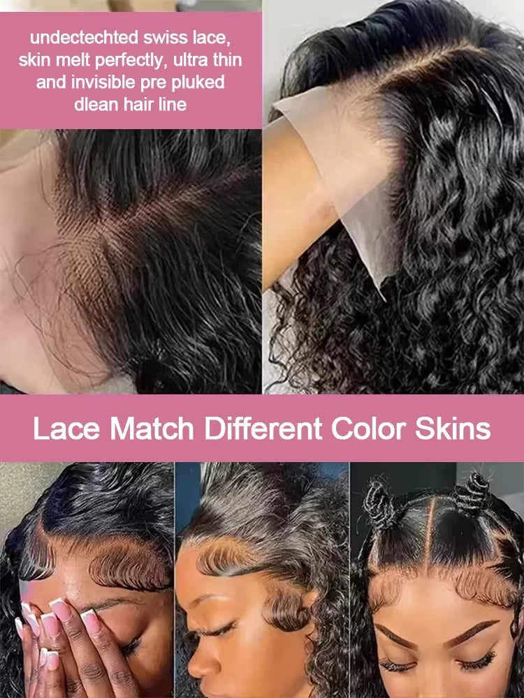 Deep Wave Burmese Human Hair Lace Wig