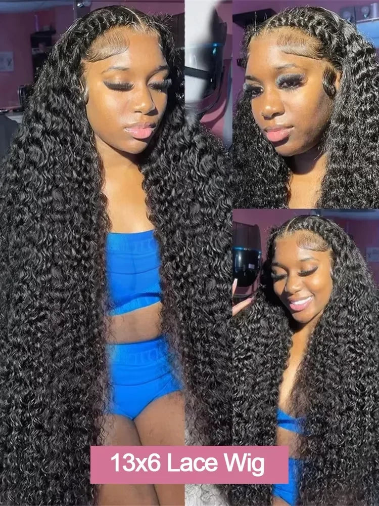Deep Wave Burmese Human Hair Lace Wig
